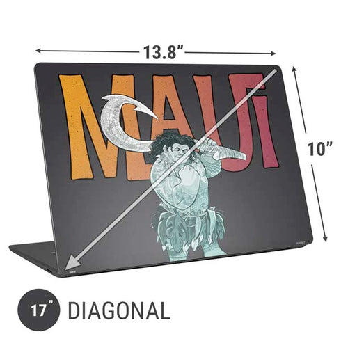 Disney Princess Moana Maui Universal Laptop 17in (13.8 x 10in) Skin