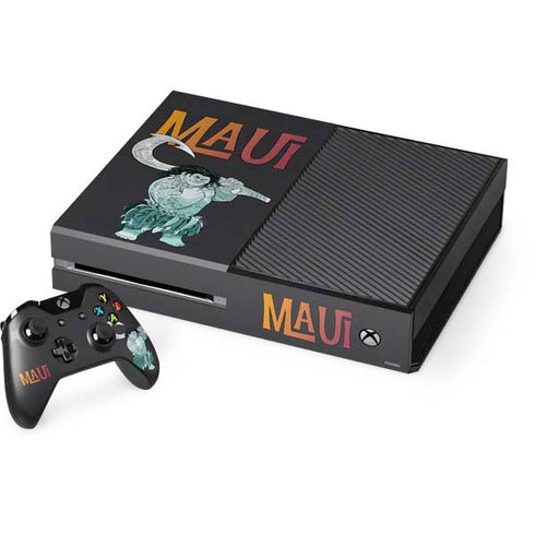 Disney Princess Moana Maui Xbox One Console and Controller Bundle Skin