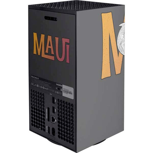 Disney Princess Moana Maui Xbox Series X Console Skin
