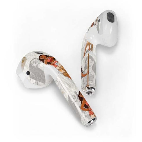 Disney Princess Moana Pattern Apple AirPods 2 Skin