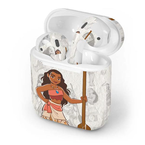 Disney Princess Moana Pattern Apple AirPods Skin