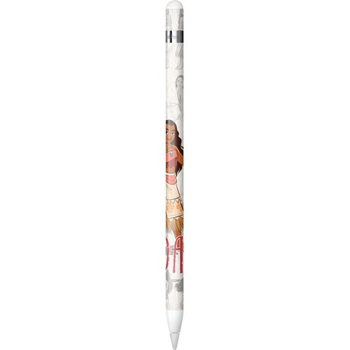 Disney Princess Moana Pattern Apple Pencil (1st Gen, 2017) Skin