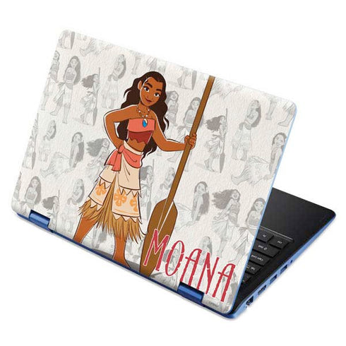 Disney Princess Moana Pattern Aspire R11 11.6in Skin