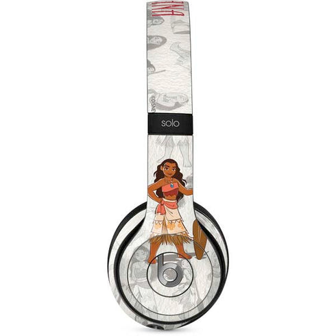 Disney Princess Moana Pattern Beats Solo 2 Wired Skin