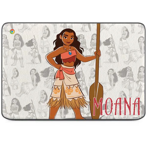Disney Princess Moana Pattern HP Chromebook Skin