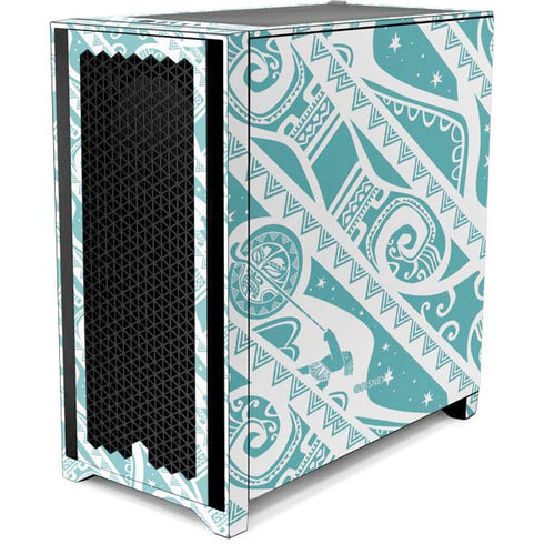 Disney Princess Moana Pattern Corsair 4000D Tempered Glass Mid-Tower ATX Case Skin