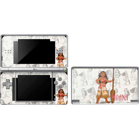 Disney Princess Moana Pattern Nintendo Skins