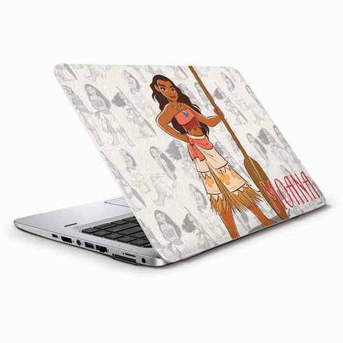 Disney Princess Moana Pattern HP Elitebook Skin