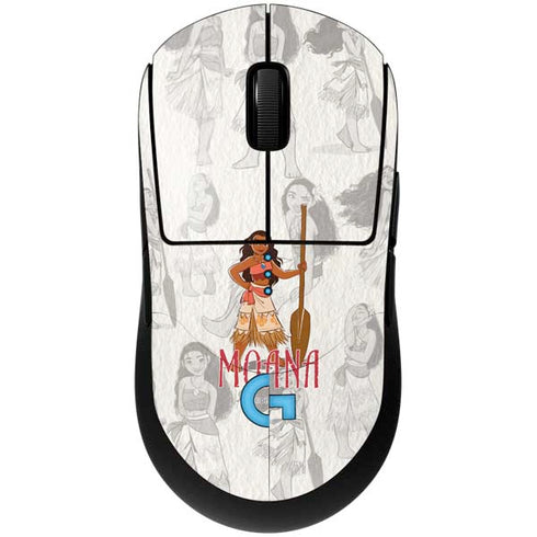 Disney Princess Moana Pattern G Pro Wireless Gaming Mouse Skin