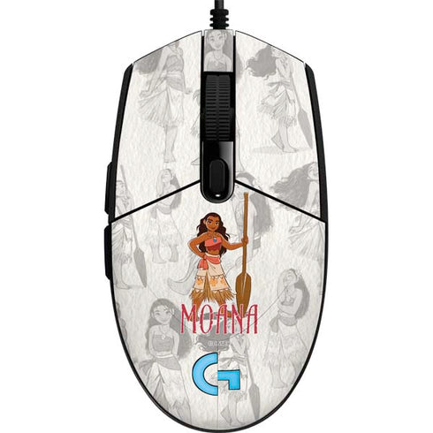 Disney Princess Moana Pattern G203 Prodigy RGB Wired Gaming Mouse Skin
