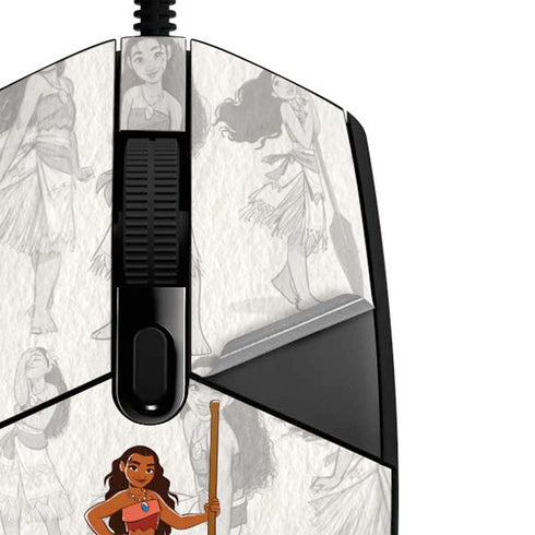 Disney Princess Moana Pattern G203 Prodigy RGB Wired Gaming Mouse Skin