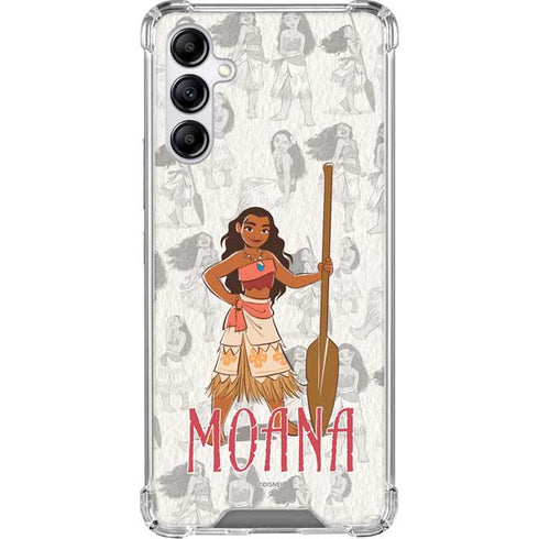 Disney Princess Moana Pattern Gabb Phone 4 Clear Case
