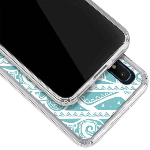 Disney Princess Moana Pattern Galaxy A10e Clear Case