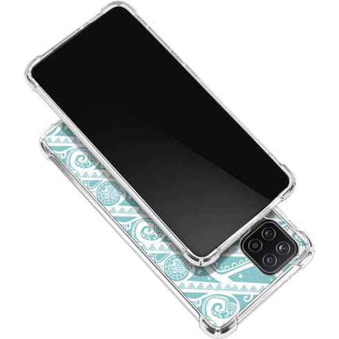 Disney Princess Moana Pattern Galaxy A12 Clear Case