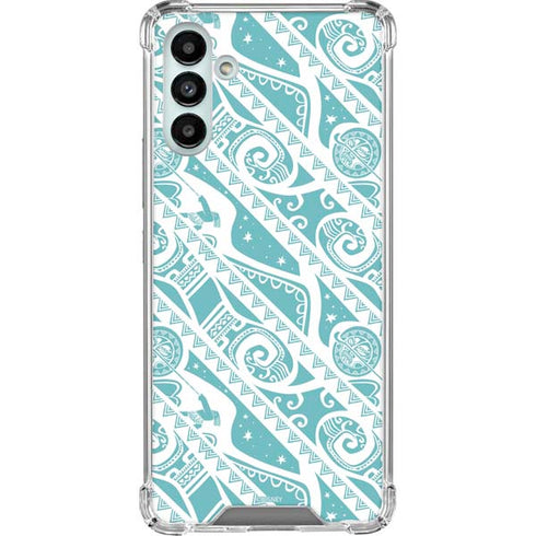 Disney Princess Moana Pattern Galaxy A13 5G Clear Case