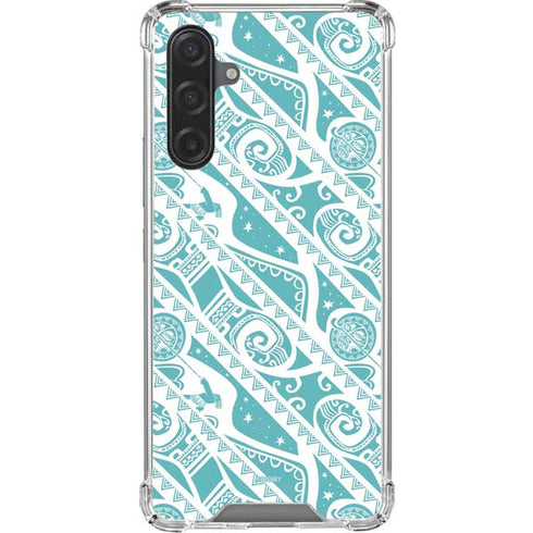 Disney Princess Moana Pattern Galaxy A17 Clear Case