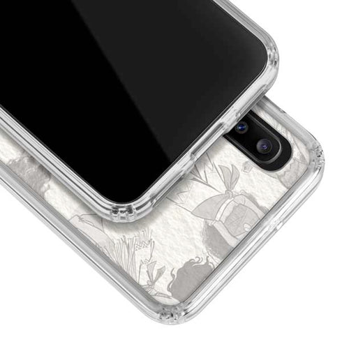 Disney Princess Moana Pattern Galaxy A20 Clear Case