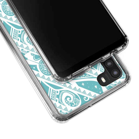 Disney Princess Moana Pattern Galaxy A21 Clear Case