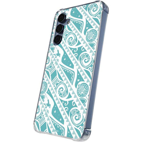 Disney Princess Moana Pattern Galaxy A35 5G Clear Case