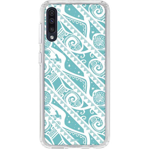 Disney Princess Moana Pattern Galaxy A50 Clear Case