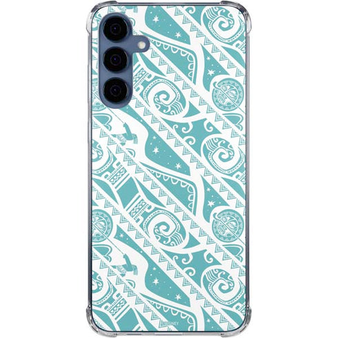 Disney Princess Moana Pattern Galaxy A55 5G Clear Case