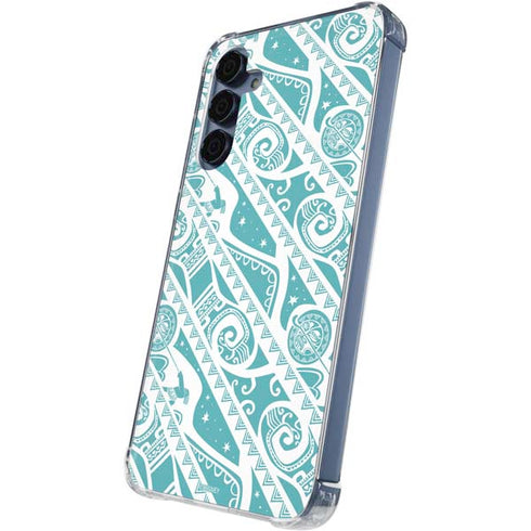 Disney Princess Moana Pattern Galaxy A55 5G Clear Case