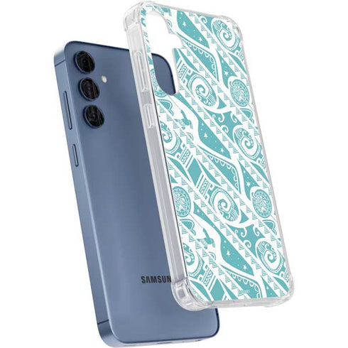 Disney Princess Moana Pattern Galaxy A55 5G Clear Case