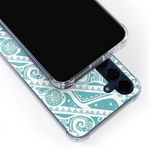 Disney Princess Moana Pattern Galaxy A55 5G Clear Case
