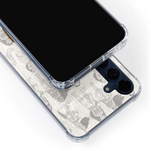 Disney Princess Moana Pattern Galaxy A55 5G Clear Case