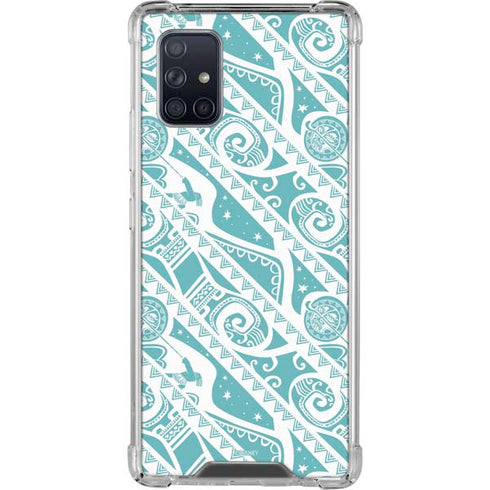 Disney Princess Moana Pattern Galaxy A71 5G Clear Case