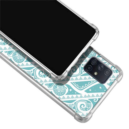 Disney Princess Moana Pattern Galaxy A71 5G Clear Case