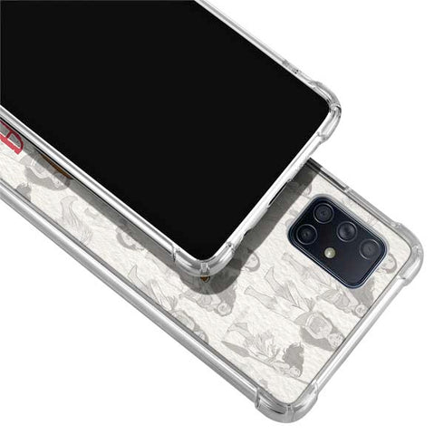 Disney Princess Moana Pattern Galaxy A71 5G Clear Case