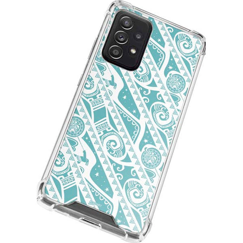 Disney Princess Moana Pattern Galaxy A72 5G Clear Case