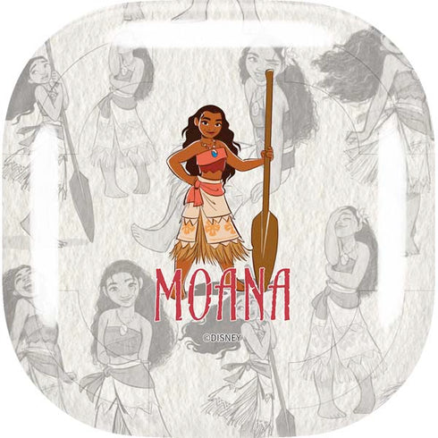 Disney Princess Moana Pattern Galaxy Buds Live Skin