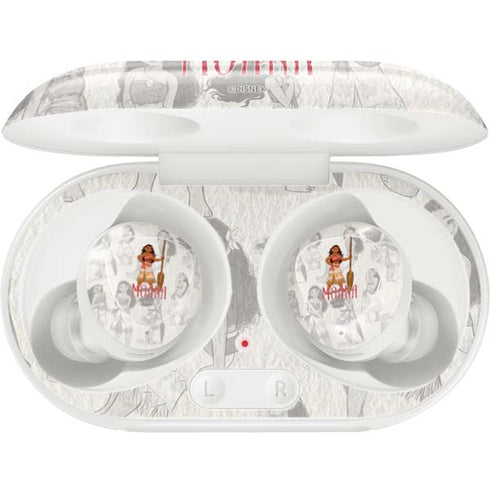 Disney Princess Moana Pattern Galaxy Buds Plus Skin