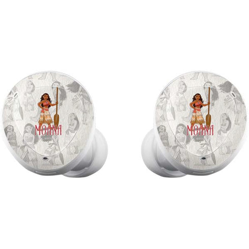 Disney Princess Moana Pattern Galaxy Buds Plus Skin