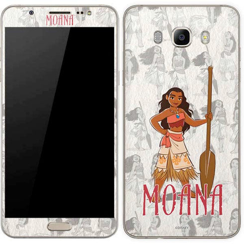 Disney Princess Moana Pattern Galaxy J7 Skin