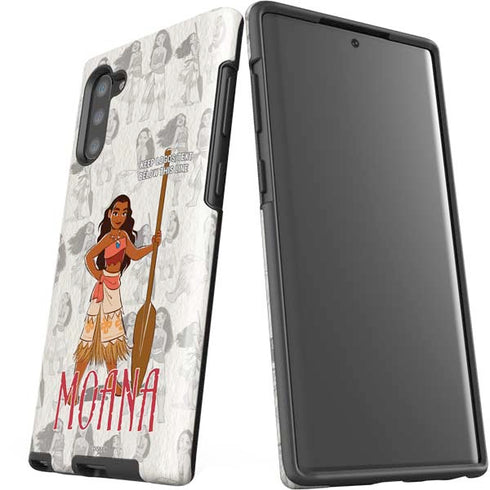 Disney Princess Moana Pattern Galaxy Note 10 Pro Case