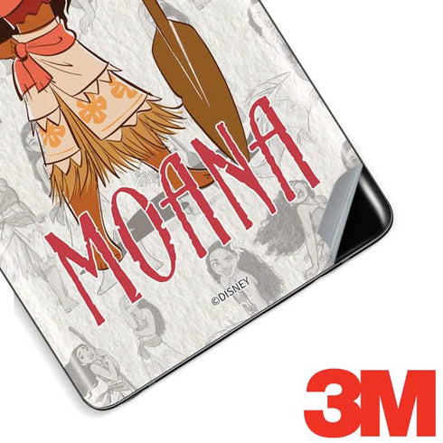 Disney Princess Moana Pattern Galaxy Note 8 Skin