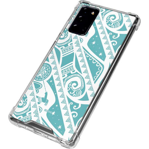 Disney Princess Moana Pattern Galaxy Note20 5G Clear Case