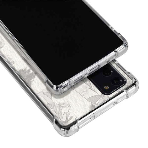 Disney Princess Moana Pattern Galaxy Note20 5G Clear Case