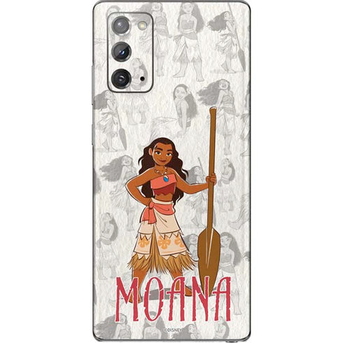 Disney Princess Moana Pattern Galaxy Note20 5G Skin