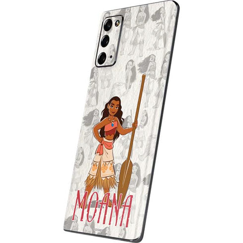 Disney Princess Moana Pattern Galaxy Note20 5G Skin