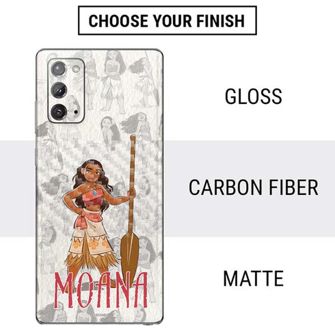Disney Princess Moana Pattern Galaxy Note20 5G Skin
