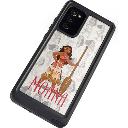 Disney Princess Moana Pattern Galaxy Note20 5G Waterproof Case