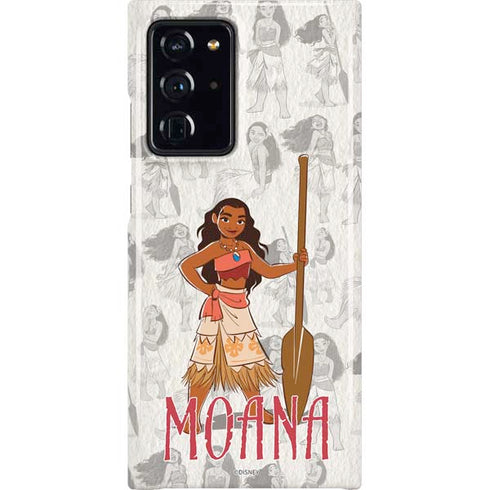 Disney Princess Moana Pattern Galaxy Cases