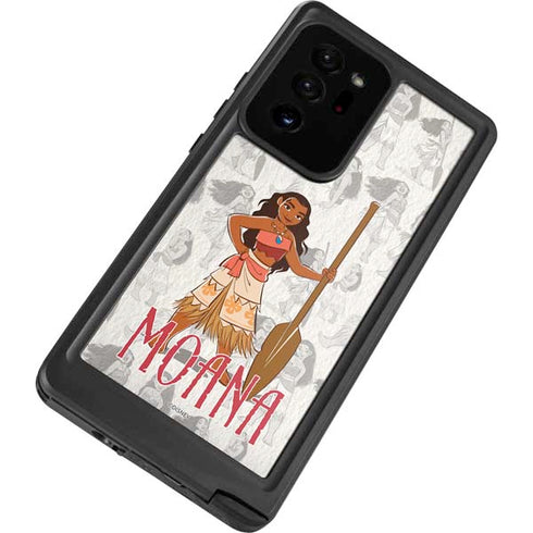 Disney Princess Moana Pattern Galaxy Note20 Ultra 5G Waterproof Case