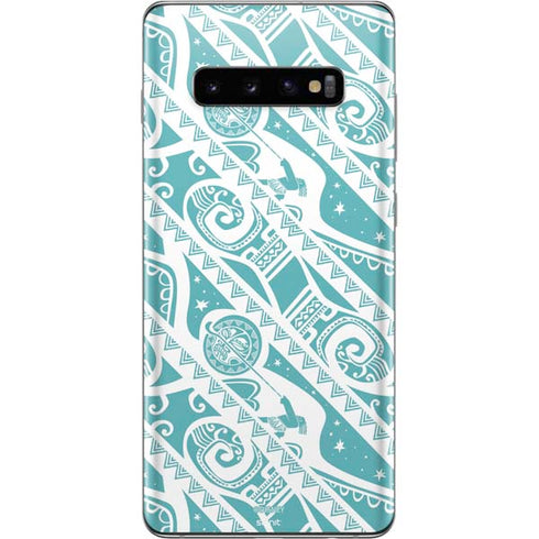 Disney Princess Moana Pattern Galaxy S10 Plus Skin