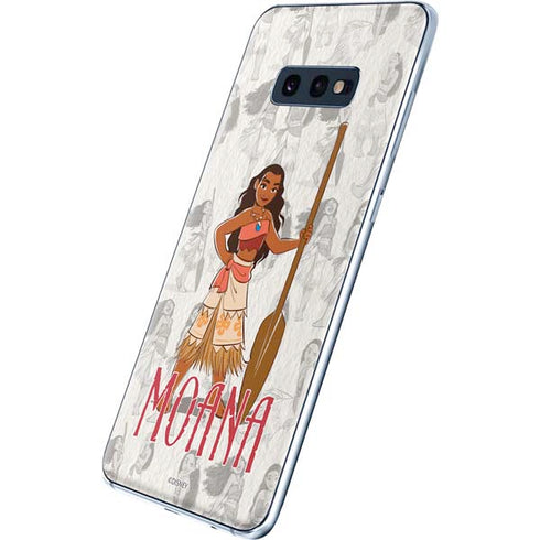 Disney Princess Moana Pattern Galaxy S10e Skin