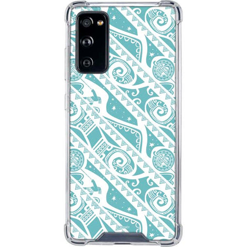 Disney Princess Moana Pattern Galaxy S20 FE Clear Case